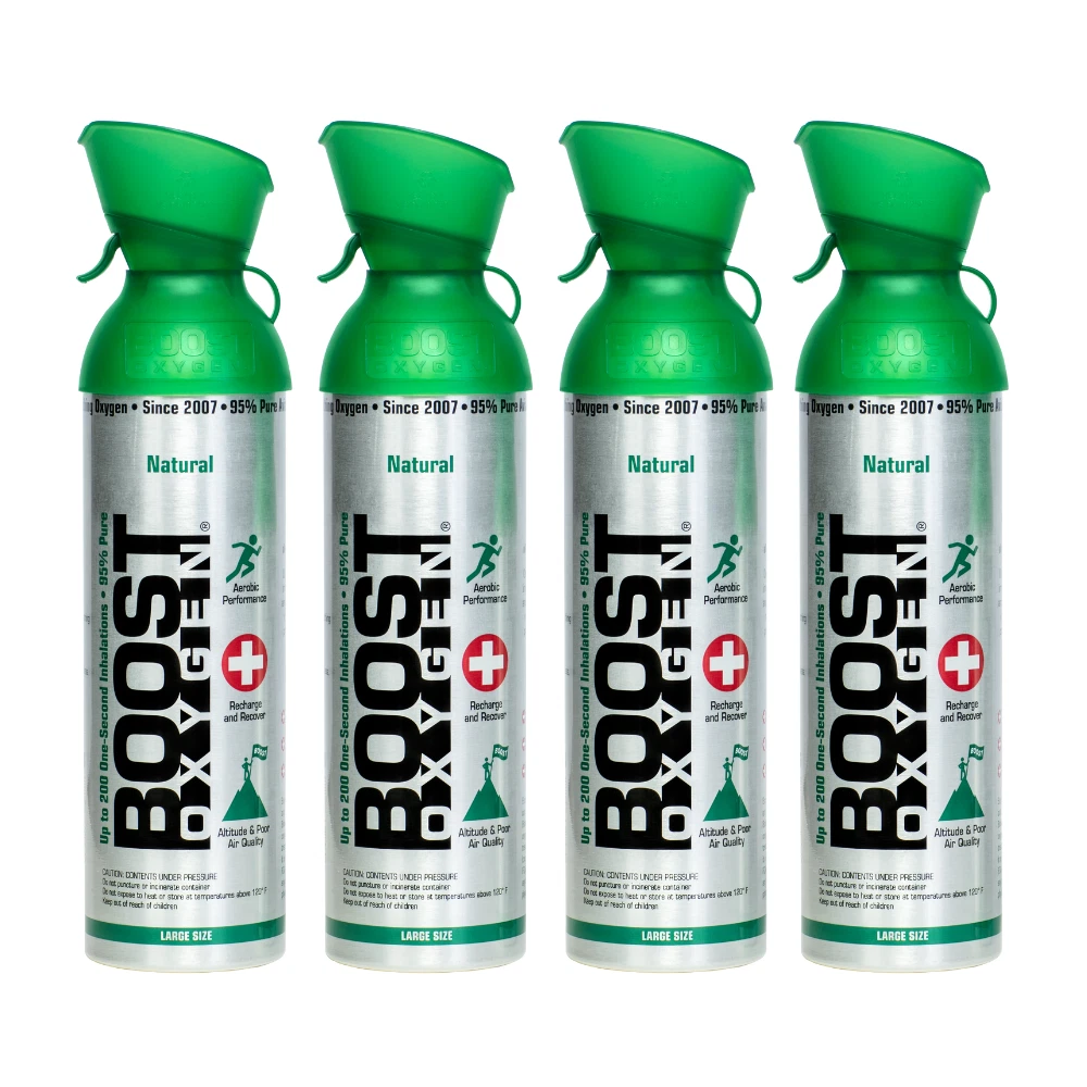 Boost Oxygen Large Natural 10L Canister | Respiratory Support for Aerobic