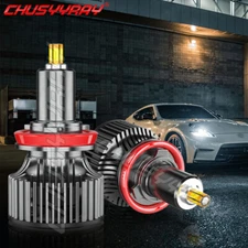 8-sides H11/H9/H8 LED Headlight High/ Low Beam Bulbs Super Bright 6000K 550000LM