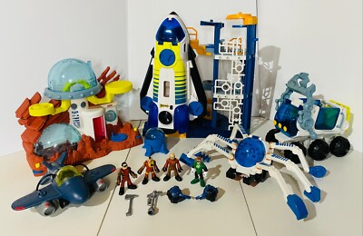 Playset Imaginext Space Rocket Space Rocket Launch Capsule With
