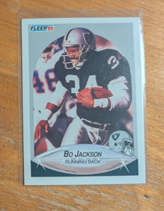 1990 Fleer #256 Bo Jackson Raiders