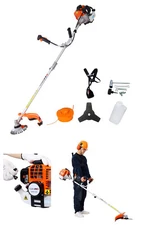 3 in 1 Weed Wacker Gas Powered String Trimmer 10" Blade 8" Weed Wacker Heads