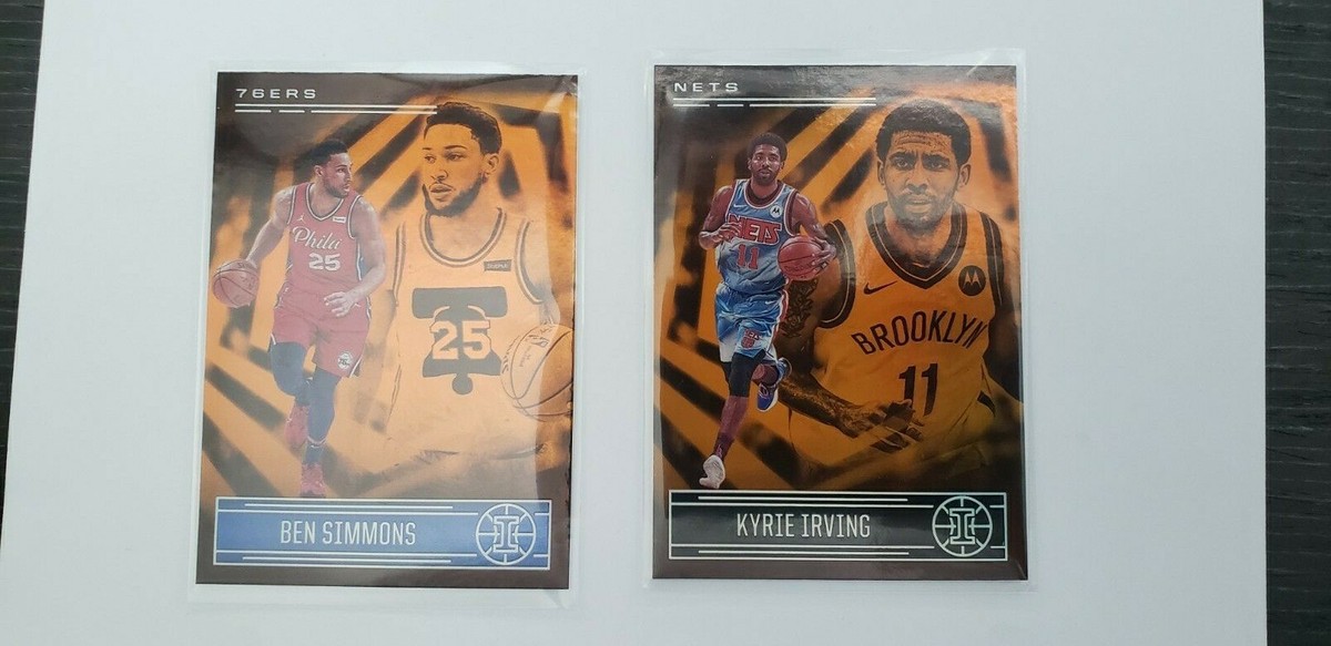 6 NBA card lot. Panini. Kyrie Irving ORANGE, Ben Simmons
