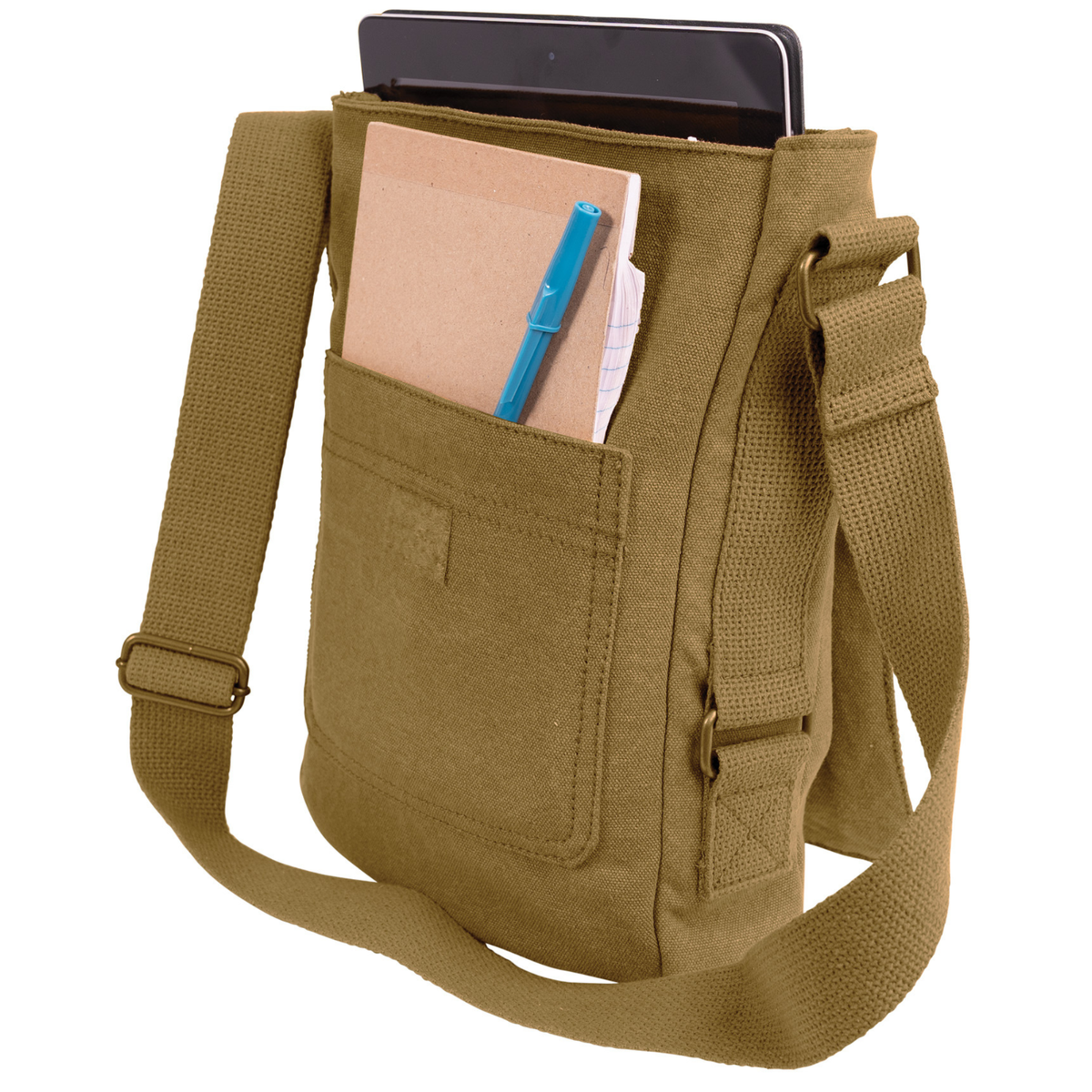 Borsa piccola con tracolla in cotone (Replica) Esercito Militare
