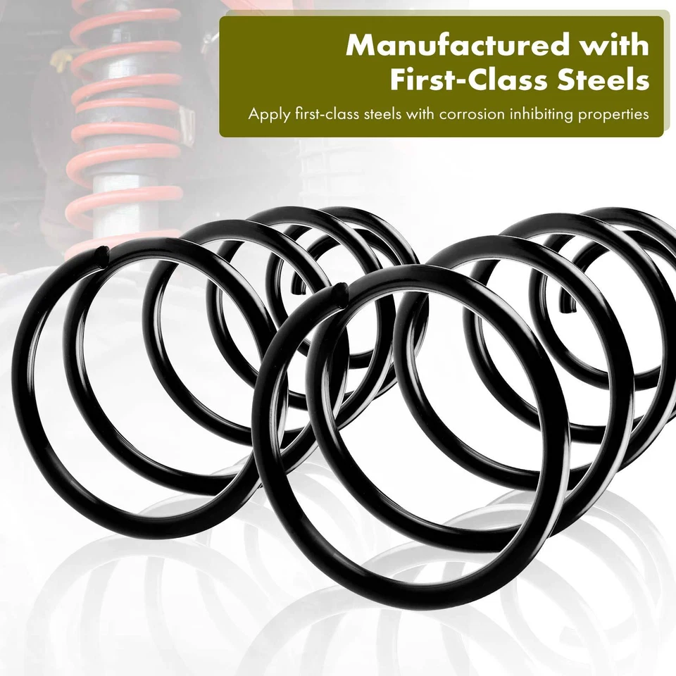 2x Muelle helicoidal para Hyundai Accent 2000-2005 L4 1.6L L4 1.6L delantero izquierdo y derecho Foto 4 de 4