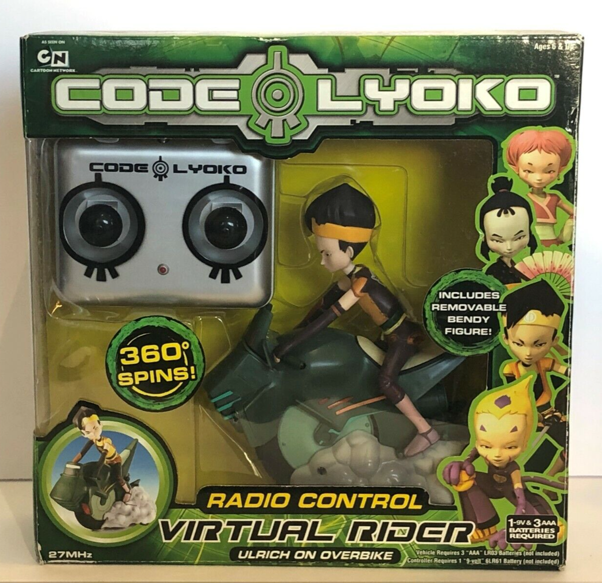 Code Lyoko Radio Control Virtual Rider Ulrich On Overbike CN 2006