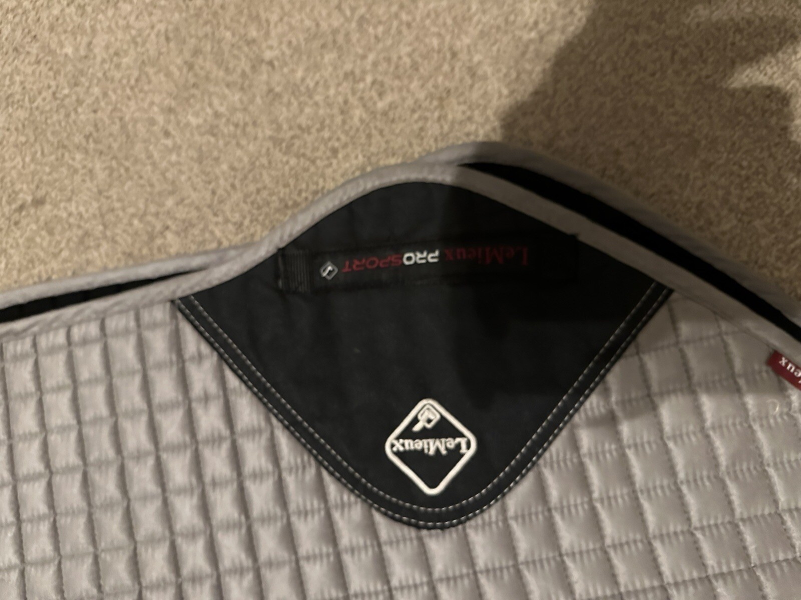 Le Mieux Grey Velvet Pro Sport Large Cc Saddle Pad eBay
