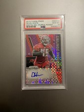 2019 PANINI PRIZM SENSATIONAL PURPLE POWER AUTO /49 DEVIN WHITE RC PSA 10 POP 1