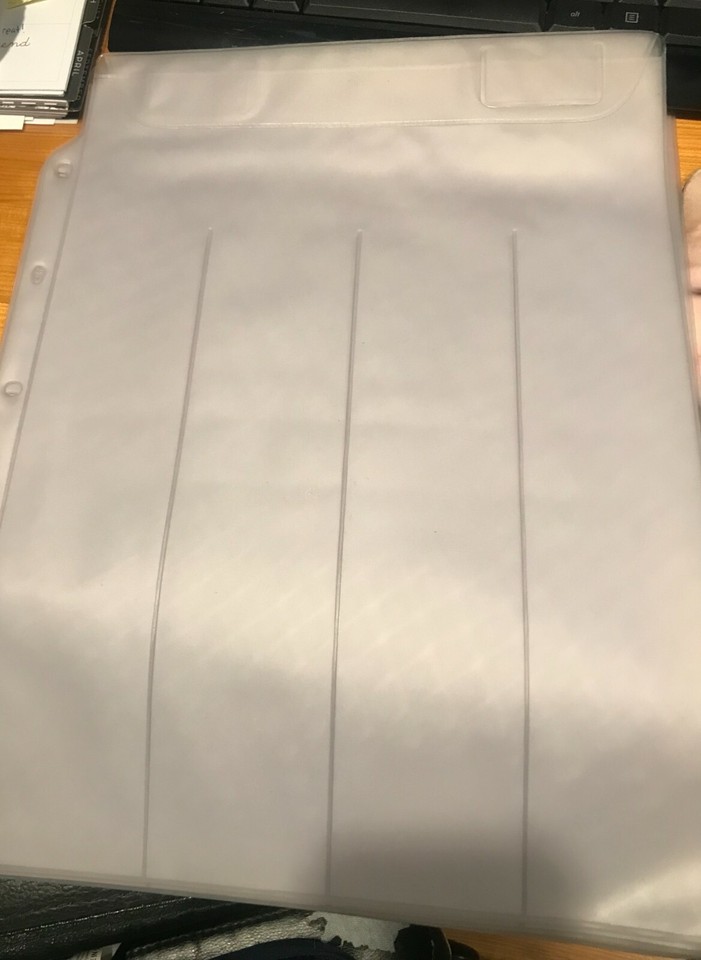 Creative Memories Accessory Binder Sticker Protectors STUDIO BLOCK FULL ...