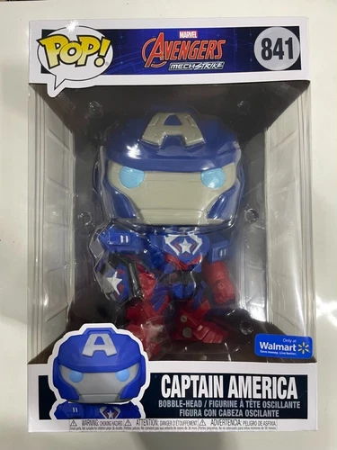 *NUEVO EN CAJA* ¡Funko Pop! Vinilo Jumbo 10 pulgadas: Marvel - Capitán América (Jumbo) - Walmart