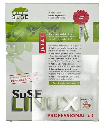 SuSE Linux 7.3 Professional Komplettpaket 7 CD`s - Deutsch