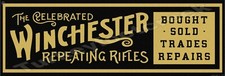 WINCHESTER REPEATING RIFLES 6" x 18" METAL SIGN