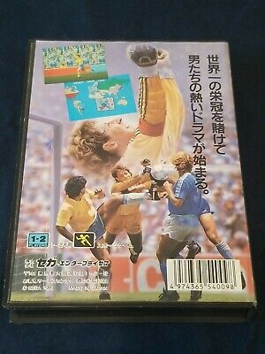 WORLD CUP SOCCER Mega Drive Sega 2602 md. CLEAN, FULL W/BOOKLET