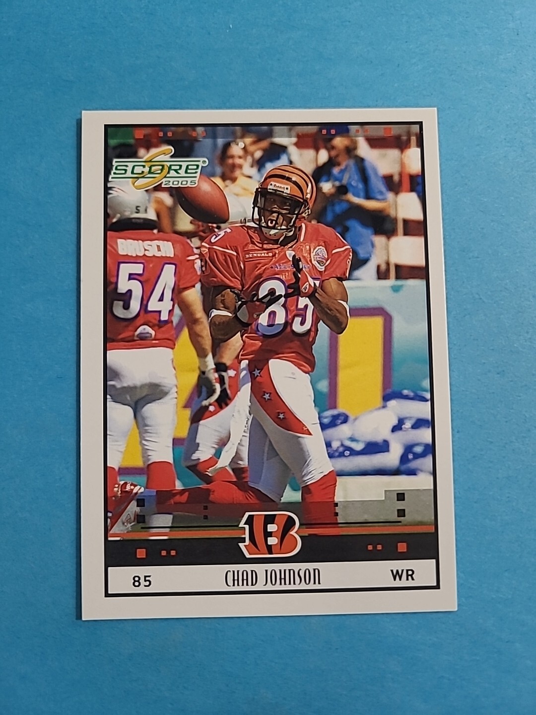 Chad Johnson 2005 Score Football Card # 322 I3349