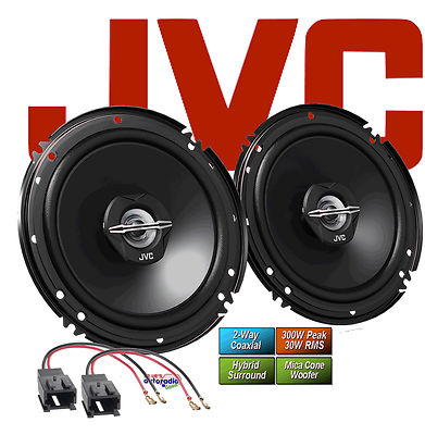 ~ JVC Lautsprecher für PEUGEOT 206  1998 - 2012 Türen vorne 2-Wege Koax 300 Watt