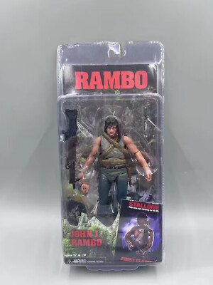 NECA movie first Blood Rambo 7 ''Action Figure Model In Stock NEW