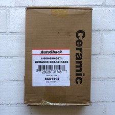 AutoShack Front Ceramic Brake Pad Kit SCD1414 PO:119754 NEW IN BOX