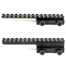 See-Thru Riser Base Picatinny Weaver Rail Scope Mount 14 Slots