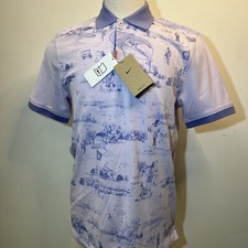 Nike Dri-Fit Vapor Men's Printed Golf Polo Shirt Enamel Purple DN655214 Medium