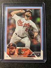 Jordan Lyles Orioles Father's Day 45/50 #212 2023 Topps Series 1