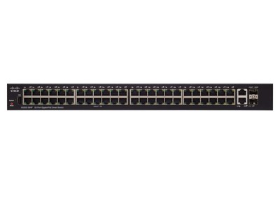 Cisco Smart Switch 50 Gigabit Ethernet GbE Ports, 48 Gigabit Ethernet RJ45 Ports