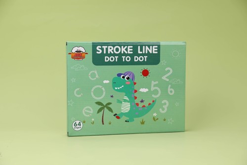 Tarjetas de rastreo de 64 páginas para niños línea de trazo punto a punto, letras, números... - Imagen 2 de 9