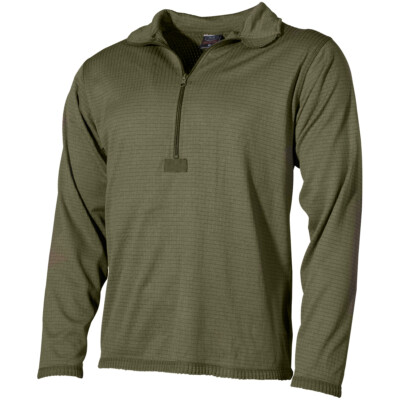 MFH US Undershirt Level II Gen III Base Layer Mens Long Sleeve ECWCS OD Green