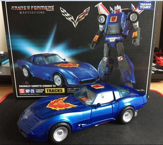 TRANSFORMERS MASTERPIECE CYBERTRON WARRIOR MP-25 TRACKS CORVETTE STINGRAT C3 - Image 1 of 4