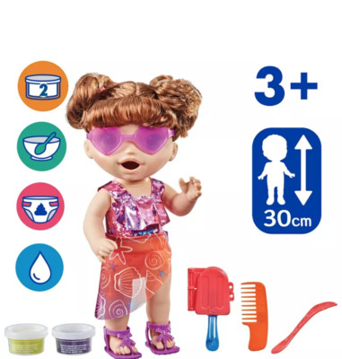 Baby Alive Sunshine Snacks Sommersnacks Baby Doll Play Set NEW Hasbro Ages 3+