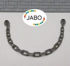 (N6/41) Lego 1x 30104 21 Link Chain Vintage Dark Gray 3225 10123 5987 4557