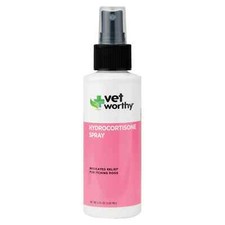 Vet Worthy Hydrocortisone Spray for Dogs, 4 fl. oz.