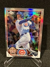 2023 Topps Chrome Refractor Christopher Morel Chicago Cubs #198 ROOKIE CARD