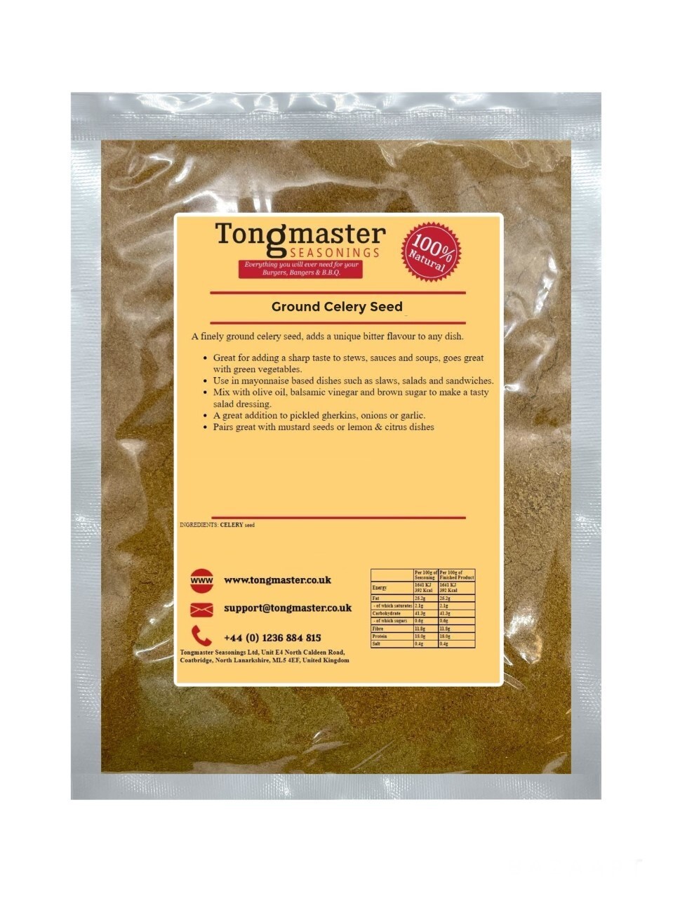 Ground Celery Seed - 500g