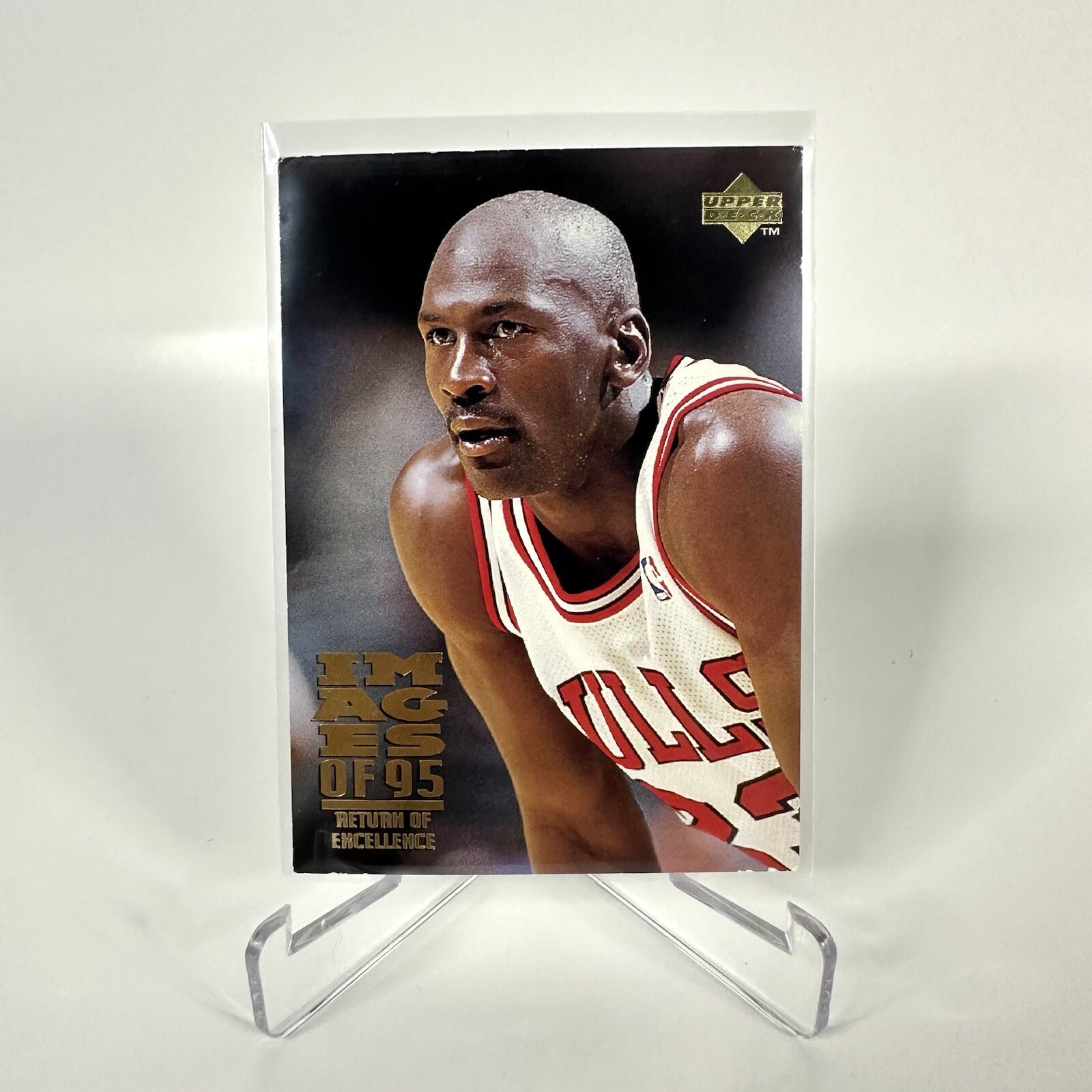 1995-96 Upper Deck Michael Jordan Images of 95 Return of Excellence #335 Bulls