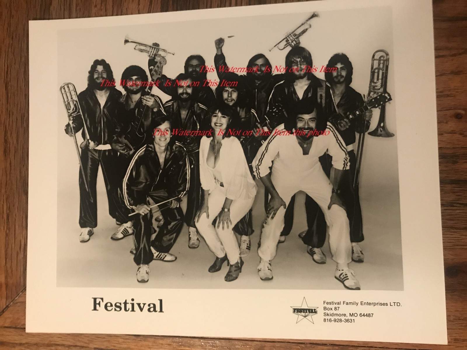 Festival Brass Brand Original Promotional Photograph Skidmore Mo. eBay