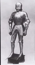 Suit of Maximillian Armor, NY Metropolitan Museum, Magic Lantern Glass Slide