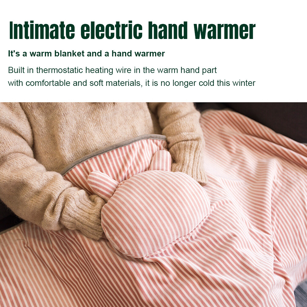 Keep Warm Cute Winter Washable Home Office Animal Design USB Heating Blanket  | eBay