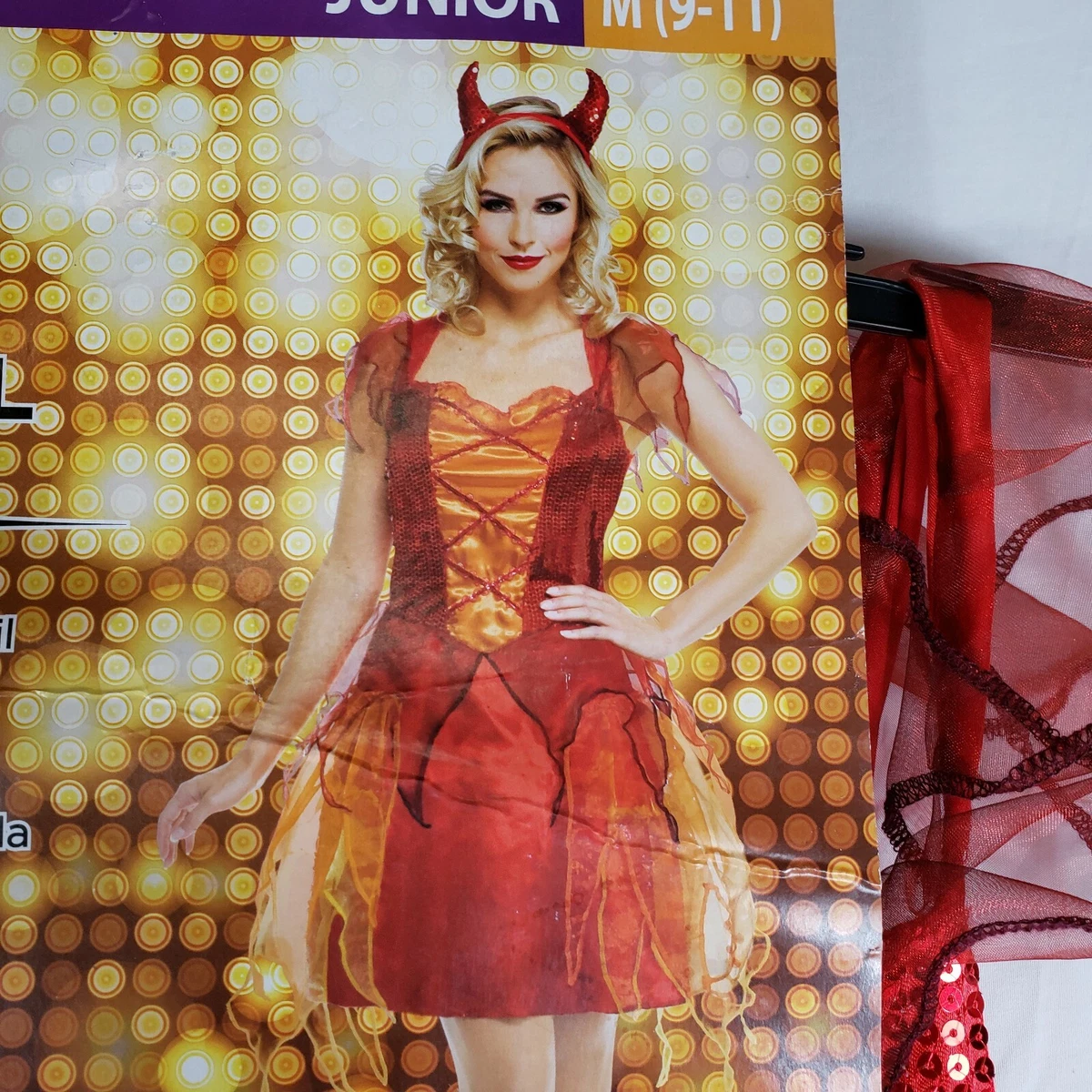 Sexy Devil Diablo Costume Adult Female Halloween Fancy Dress