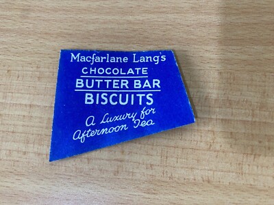MACFARLANE LANGS BISCUITS - OVAL OSBORNE & CHOCOLATE BUTTER BAR - KARTONLASCHE