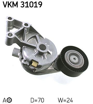 V-Ribbed Belt Tensioner SKF VKM 31019 Fits Audi Ford Seat Skoda VW A3 Ø 70mm