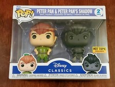 Funko Pop! 2 Pack Disney Peter Pan And Peter Pan’s Shadow Hot Topic Exclusive