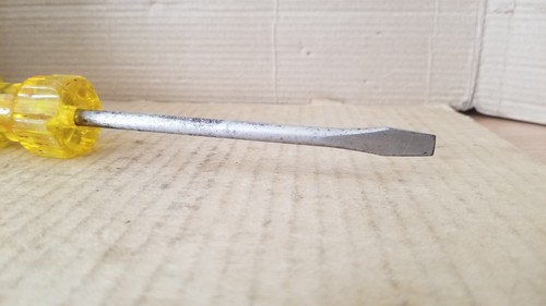 Vintage Fuller-306 Chrome Vanadium Flat/Slotted Red Top Screwdriver, VGC - Picture 16 of 21