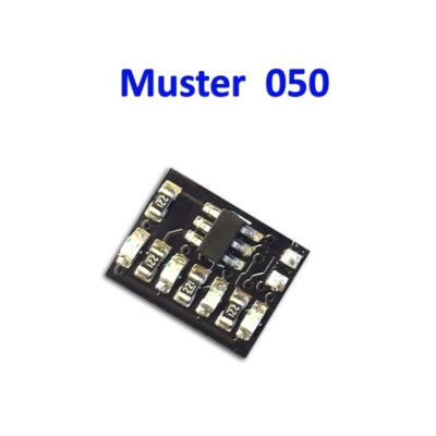 MoBa Blink Blitz Effekt Modul M050 blau 3-5V 4-Kanal LED PFM Eisenbahn Kirmes