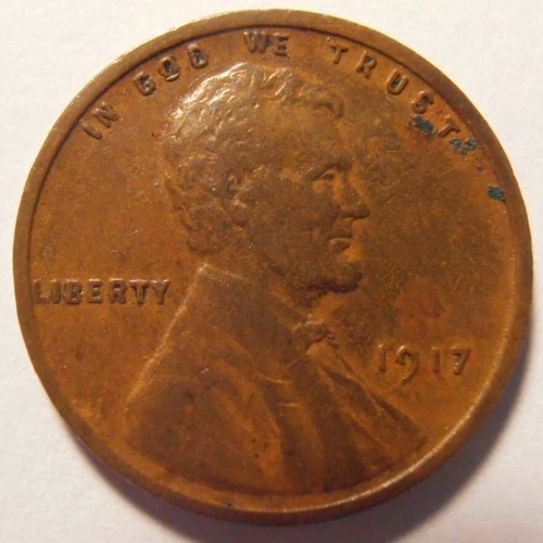 1917 P Lincoln Cent - Better Grade, good value Wheat Cent (17PGC3)