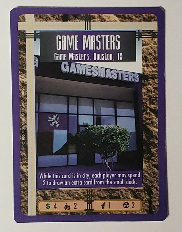 SIM CITY CCG PROMO CARD GAME MASTERS GAME MASTERS HOUSTON TX eBay