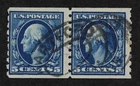 CKStamps: US Stamps Collection Scott#396 5c Washington Used Pair