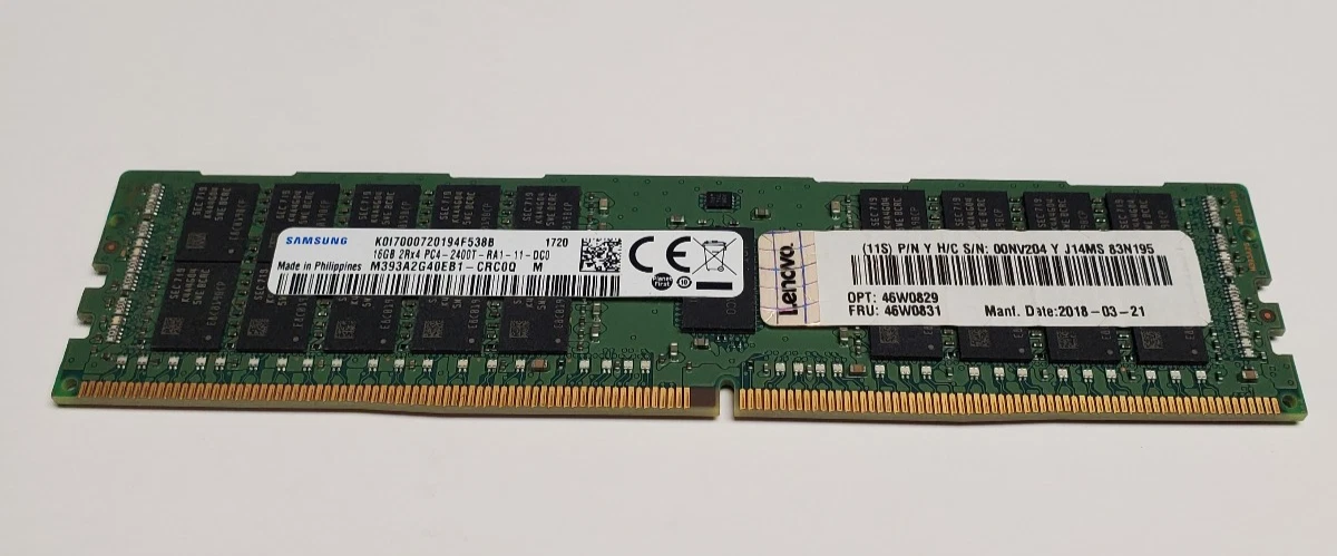 25+ Samsung PC4-19200 (DDR4-2400) Bus Speed Computer RAM 16 GB