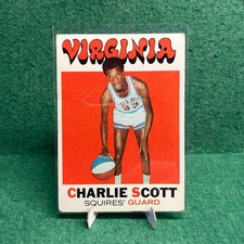 1971-72 Topps Basketball / Virginia Squires (ABA) / Charlie Scott RC #190