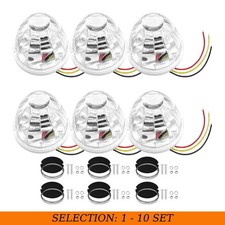 6-60x White Strobeconstant Led Watermelon Clearence Side Fender Cap Roof Light