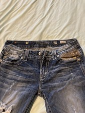 Miss Me Signature Cuffed Skinny Jeans Size 29