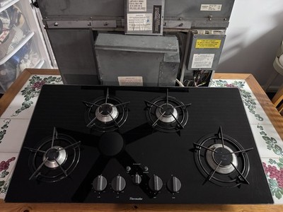 Thermador Cook-N-Vent Gas Cooktop with Downdraft Vent Intake (no Blower) Vintage